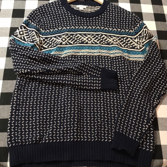 Men’s Merona crew neck fair isle sweater, M - Picture 7 of 7